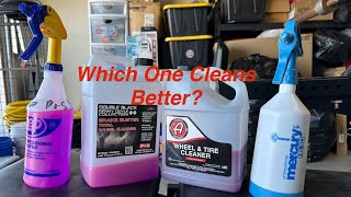 Adam’s Wheel & Tire Cleaner vs P&S Brake Buster