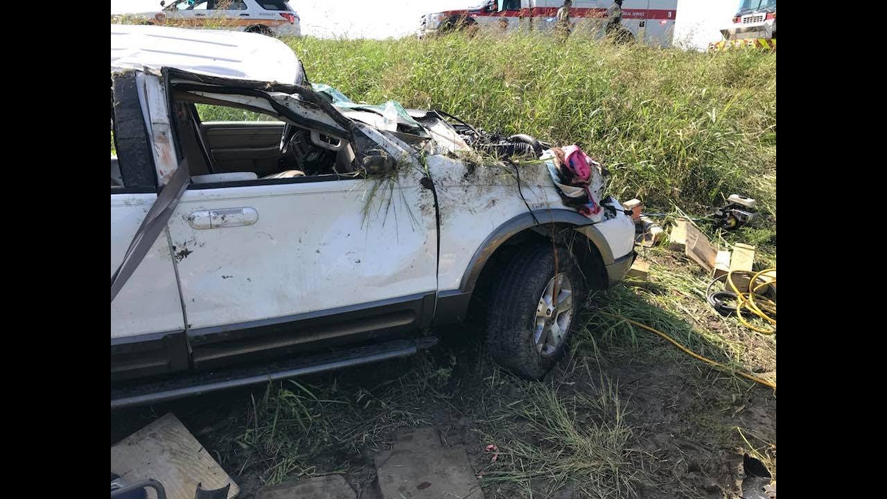 2 children ejected from car in Caldwell County rollover crash YouTube
