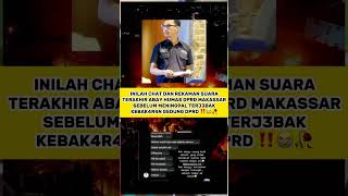 Viral Chat  Suara Terakhir Abay Humas Dprd Makassar Bikin Netizen Nyesek  viral makassar