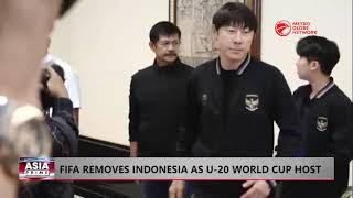 FIFA REMOVES INDONESIA AS U-20 WORLD CUP HOST