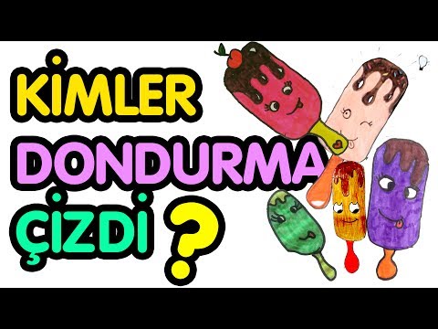 Sizden Gelenler - Dondurma Nasıl Çizilir? - Çubuk Dondurma - RÜYA OKULU