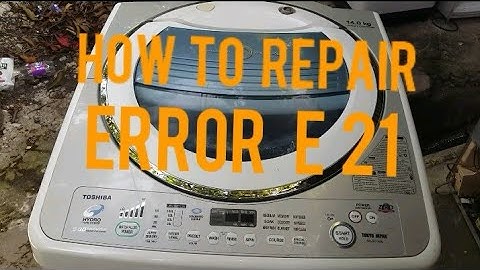 How to repair E 21 Error Toshiba washing machine 14kg#repairing #videoviral #washingmachine 
