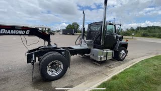 Ford L9000 Episode 35: driving video ✅, truck stop walk around ✅,  L10 Cummins rolling coal ✅