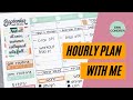 Hourly Plan With Me | Erin Condren Lifeplanner