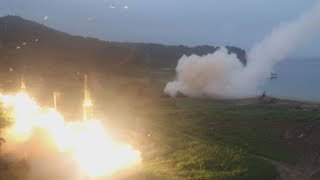 韓米両軍が合同ミサイル演習 韓国東部の日本海側で