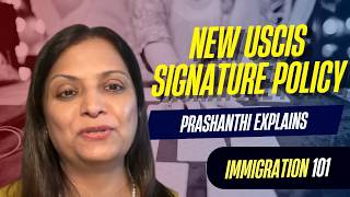 DANGEROUS New USCIS Signature Rule! ⚠️ Could Your Green Card or Visa Be Denied | Immigration 101