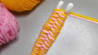 6 Superb Woolen Yarn Flower making ideas with Cotton Buds | Easy Sewing Hack