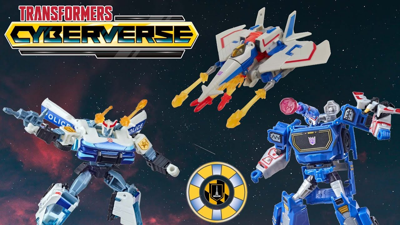 Cyberverse Deluxe PROWL, SOUNDWAVE and STARSCREAM