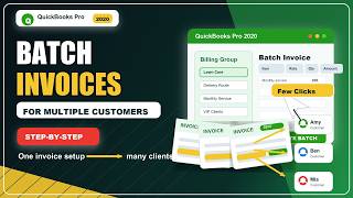 46 QuickBooks Pro 2020: How to Create Batch Invoices for Multiple Customers (Step-by-Step Guide)