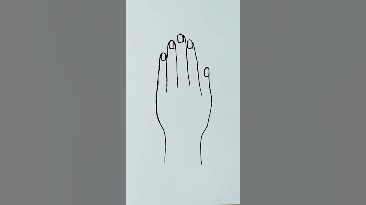 How to draw Hand Easy | Finger Drawing | Trick | Satya saraf #shorts