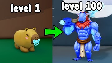 Went From Noob To Master In Capybara Evolution Roblox!