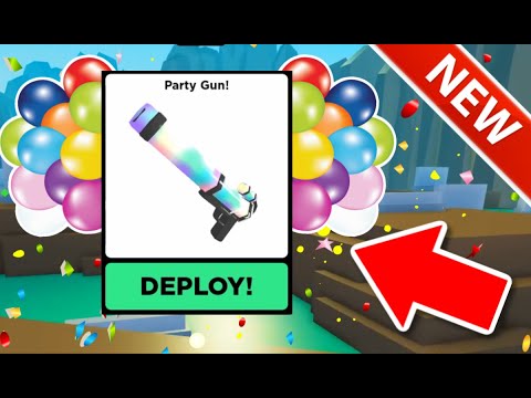 New Party Gun New Map Roblox Big Paintball Youtube - free gun big paintball roblox