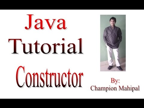 Learn Java Tutorial 13 Constructor with example
