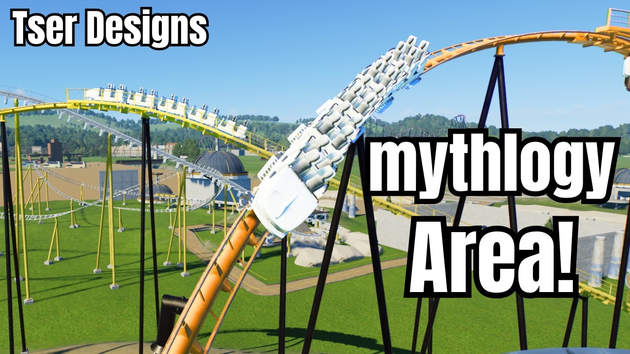 New theme has Arisen Island Palms EP5    #themepark #gaming #planetcoaster2