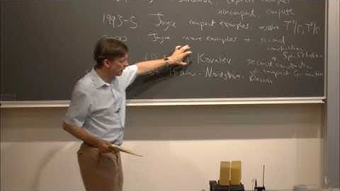 Dominic Joyce - Riemannian holonomy groups, Lesson 13