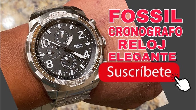 Fossil Bronson Chronograph Luggage Leather Men's Watch FS5714 (Unboxing)  @UnboxWatches - YouTube
