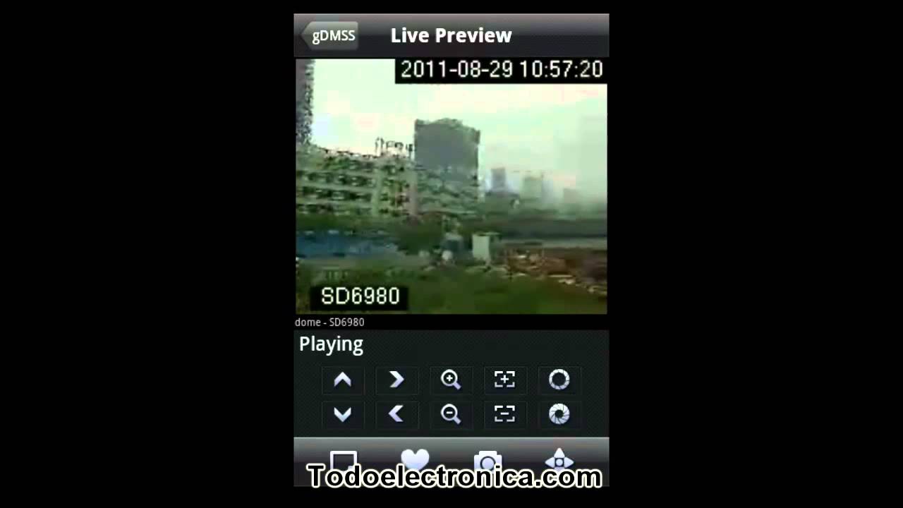 Software visualizar camaras de vigilancia con el telefono movil