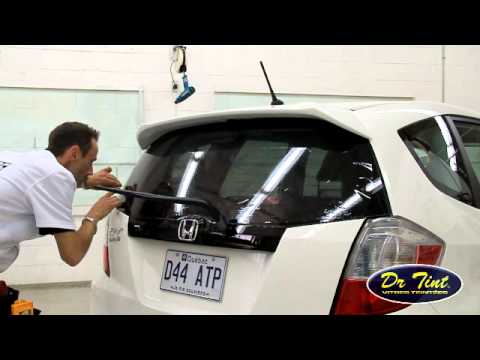 Dr Tint Vitres Teintees Honda Fit - YouTube