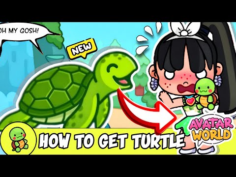 How to get the 🐢 Turtle in avatar world || new update in pazu avatar world
