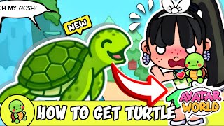 How To Get The Turtle In Avatar World New Update In Pazu Avatar World