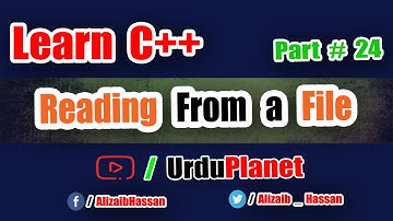 Reading from a File in C++ using ofstream [ URDU/HINDI ]