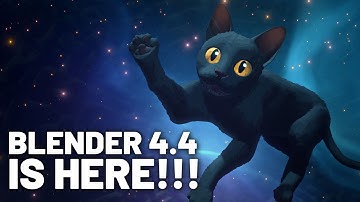 Blender 4.4 Features in LESS THAN FIVE MINUTES!