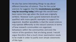 Review of Chapter 2 of Thomas Kuhn's 'The Structure of Scientific Revolutions' with Background Music