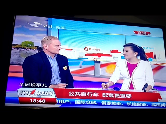 Michel Cristian Thorup on Jilin TV class=