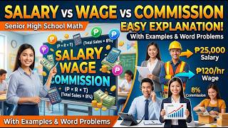 Information Understanding and Computing Salary, Wage, and Commission | SHS Mathematics Update