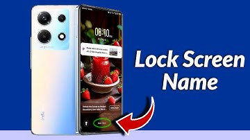 How to write your Name on Lock Screen on Infinix Phone
