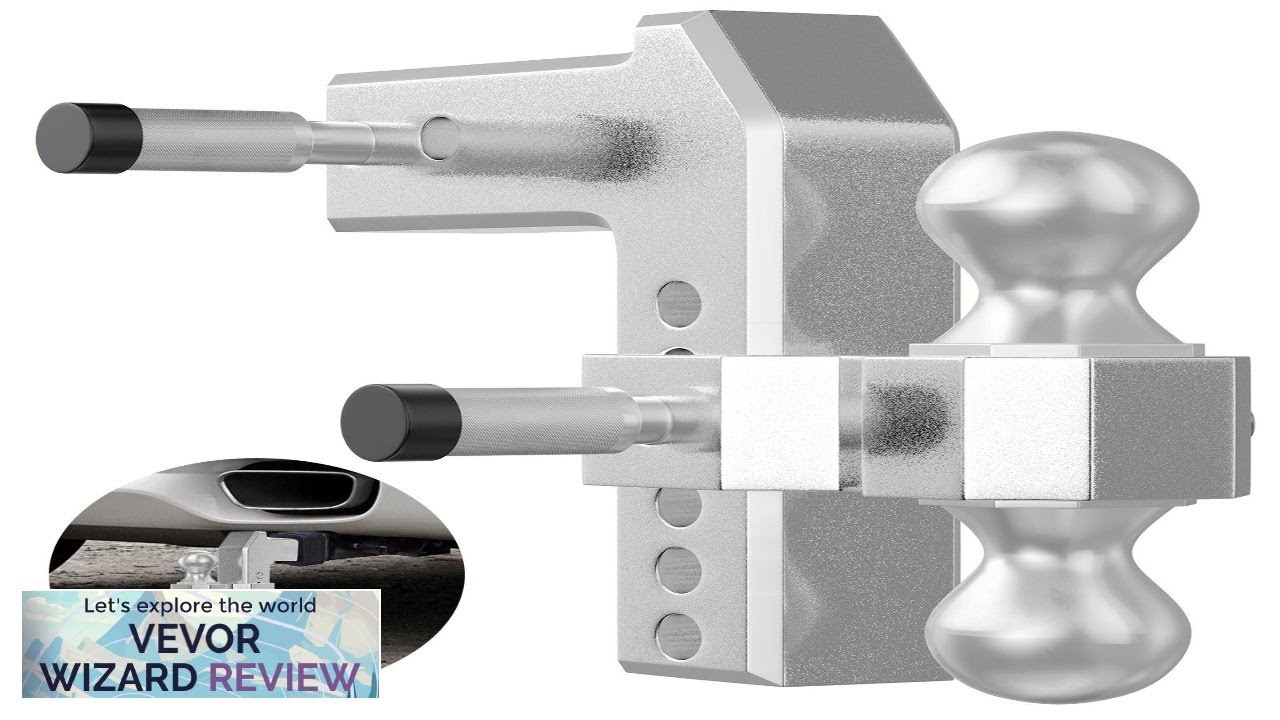 VEVOR Adjustable Trailer Hitch Fits 2.5" Receiver 6" Drop Ball Mount Hitch Review