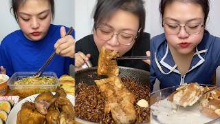 Mukbang food challeng new with real sound #d9mukbang #mukbang screenshot 5