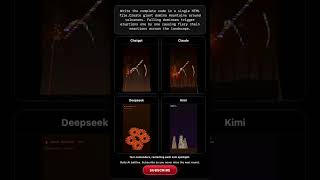 ChatGPT vs Claude vs DeepSeek vs Kimi: Domino Volcano Chain Reaction #aicoding #chatgpt
