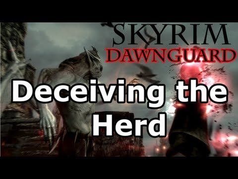 Skyrim: Deceiving the Herd Quest - Vampire Lord (Dawnguard DLC)