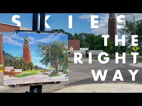 This Plein Air Painting Technique CHANGED How I Paint Skies  Plein Air Oil Painting Tutorial