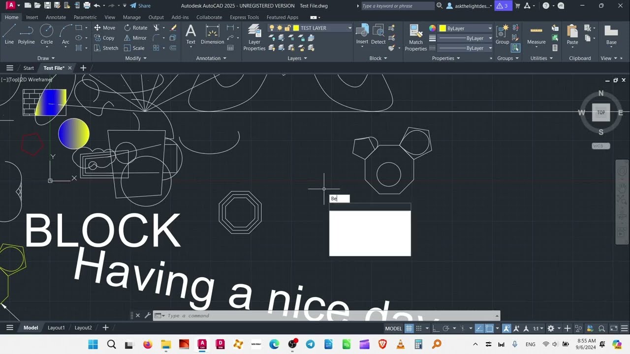 How to use Block editor in AutoCAD 2025?