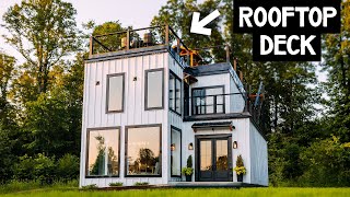 *Brand New* Cabin W/ Rooftop Deck Pov Tour