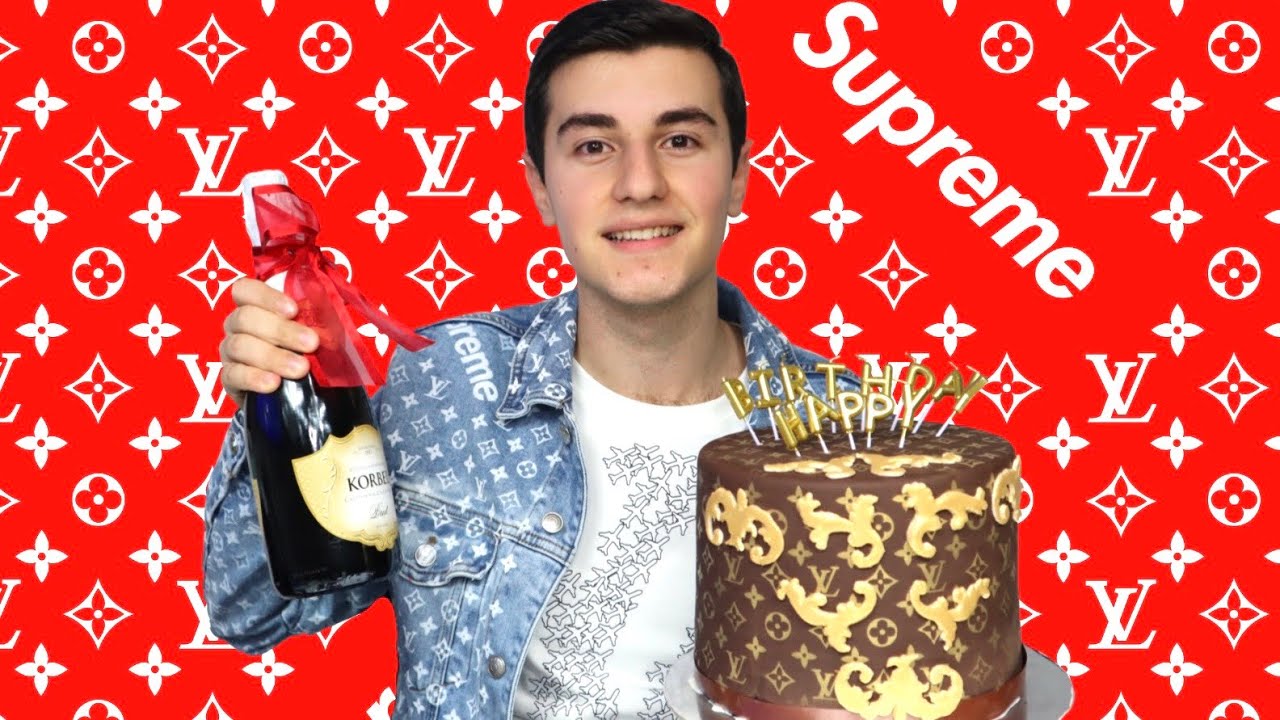 Louis vuitton gift box cake tutorial #Louisvuittoncake #louisvuitton 