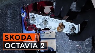 Kuinka vaihtaa Takavalo Polttimo SKODA OCTAVIA Combi (1Z5) - ilmaiseksi video verkossa