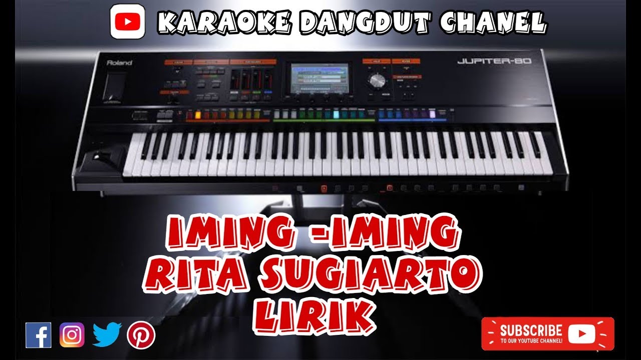 IMING IMING RITA  SUGIARTO  Dangdut Karaoke Tanpa Vokal 