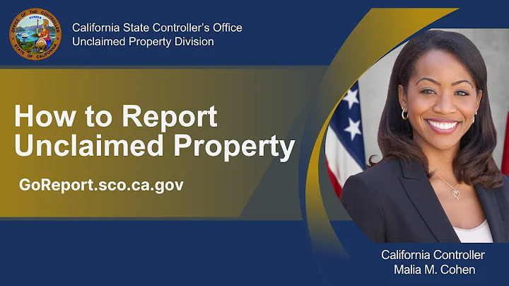 How to Report Unclaimed Property