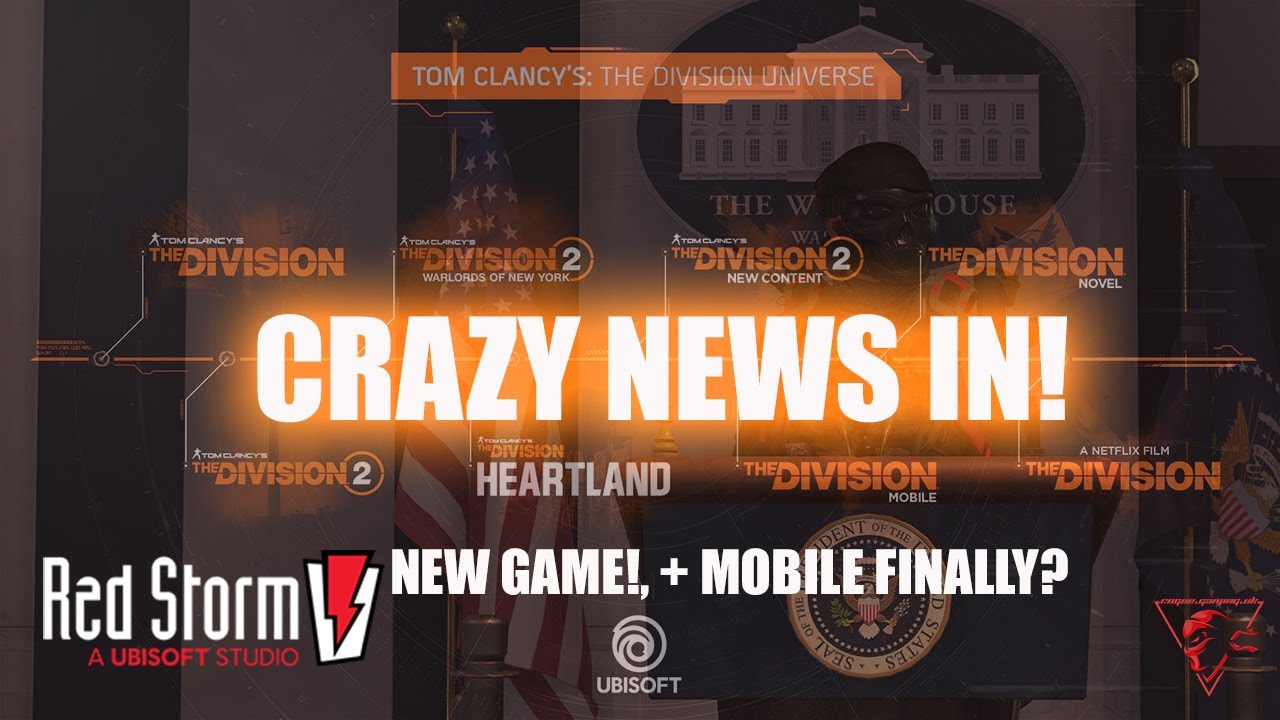 Huge Division News! The Division Universe & "HEARTLAND F2P GAME"  Redstorm Leading