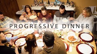Extended Family Progressive Dinner | Christmas Tradition