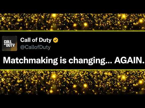 Call of Duty Just Added Skill Based Matchmaking AGAIN