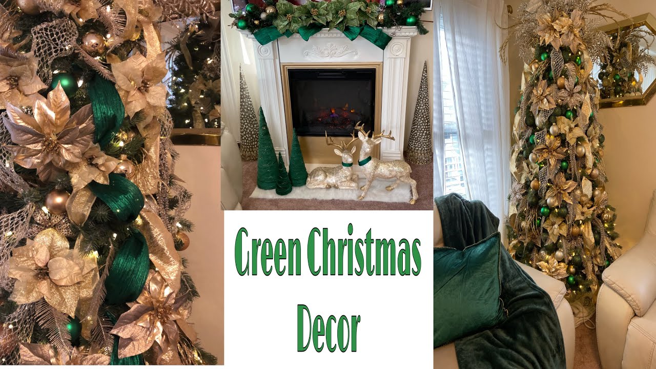 Forest Green Christmas Decorations/Decoracion de Navidad