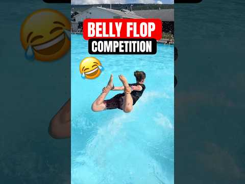 BELLY FLOP COMPETITION 😂