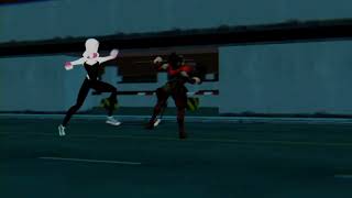 Gwen Stacy being a badass - Blender Eevee Animation #blender #3d #animation Gwen Stacy being a badass - Blender Eevee Animation #blender #3d #animation