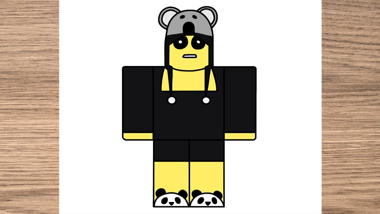 Как нарисовать Коалу Кида из 99 Ночей в лесу в Роблоксе