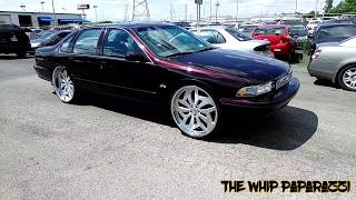 95/96 Chevrolet Impala SS on 26" Amani Tusker Forged Wheels