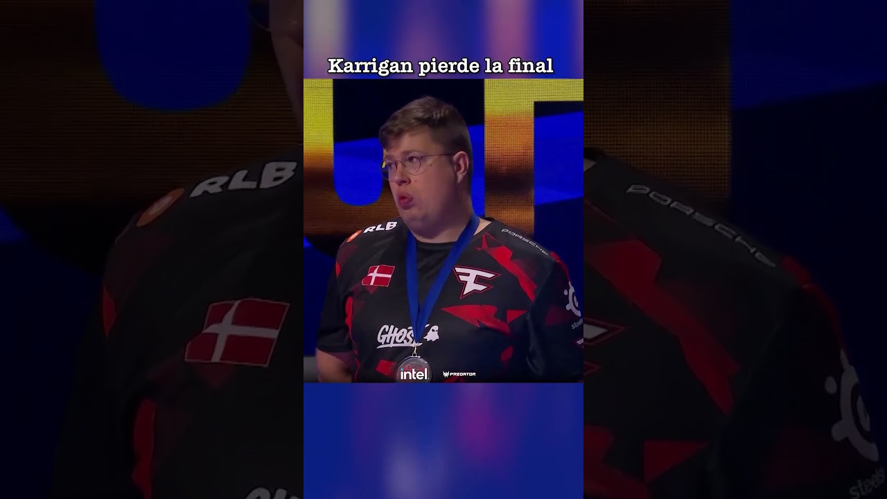 Karrigan llora por perder la final de IEM